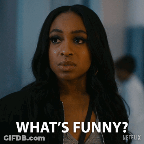 Woman Says What's Funny On Netflix Ad GIF