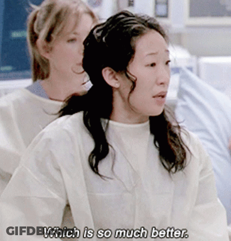 Woman Says Which Is So Much Better In Hospital Room GIF
