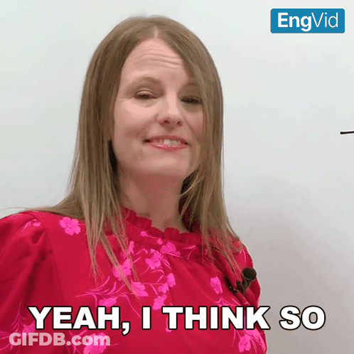 Woman Says Yeah I Think So In Front Of Whiteboard GIF