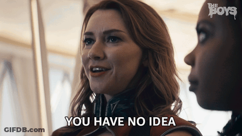 Woman Says You Have No Idea In Front Of Two Women GIF