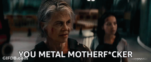 Woman Says You Metal Motherfucker GIF