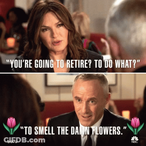 Woman Says You're Going To Retire To Do What GIF