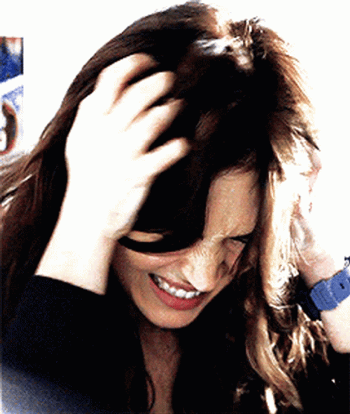 Woman Scratching Her Head GIF