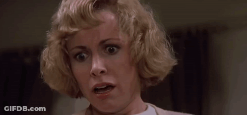 Woman Screaming Arms Outstretched GIF