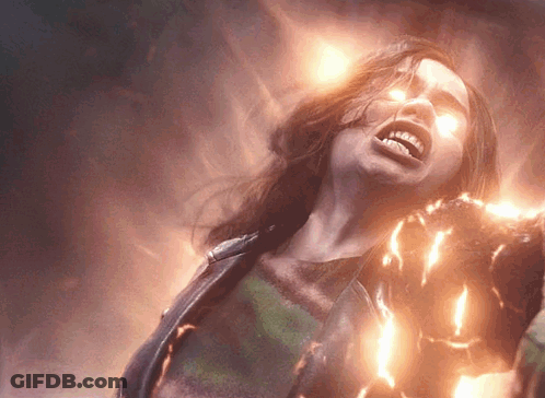Woman Screaming Fire From Mouth GIF