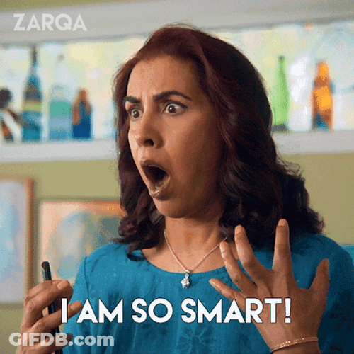 Woman Screaming Im Smart GIF