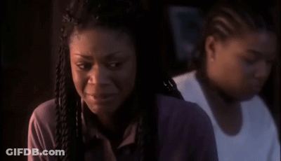 Woman Screaming In Dark Room GIF