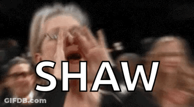 Woman Screaming In Front Of Crowd Saying Shaw GIF
