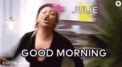 Woman Screaming Julie Good Morning GIF