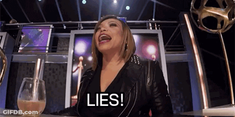 Woman Screaming Lies GIF
