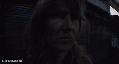 Woman Screaming Mockingly I M Afraid GIF