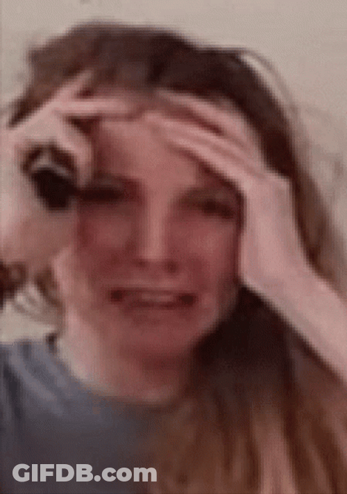 Woman Screaming Not Like This Happened GIF