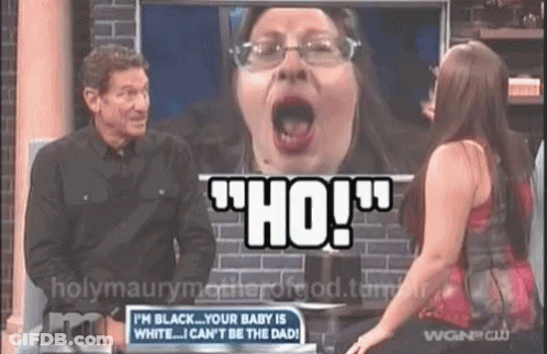 Woman Screaming On TV Show GIF