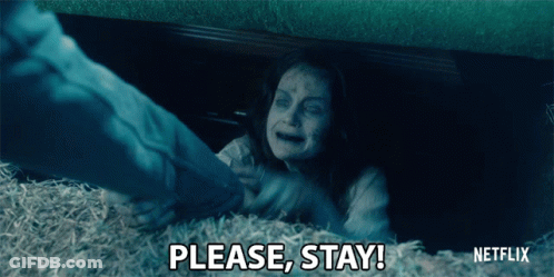 Woman Screaming Stay Netflix GIF