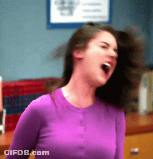 Woman Screaming Yelling GIF