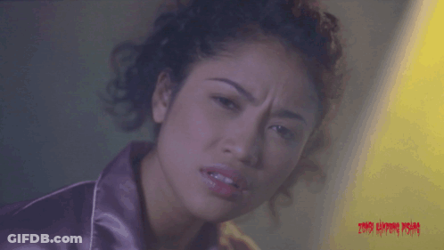 Woman Screaming Zombie Vampire Psycho GIF
