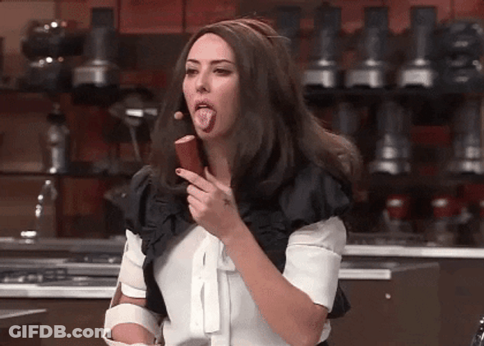Woman Sensual Licked GIF