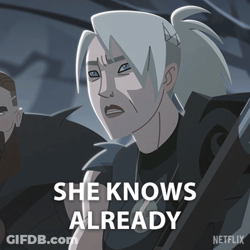Woman She Knows Already GIF