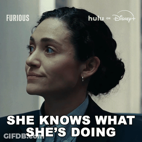 Woman She Knows What She's Doing GIF