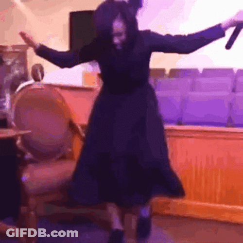 Woman Shouting Anointing Dance GIF