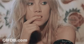 Woman Shushing GIF