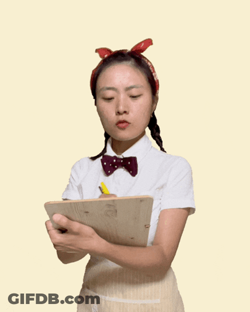 Woman Signs Back Off GIF