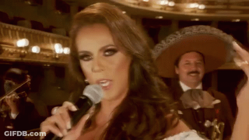 Woman Singing Into Microphone GIF