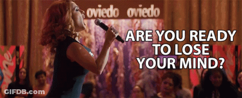 Woman Singing Into Microphone Are You Ready To Lose Your Mind GIF