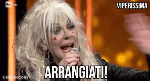 Woman Singing Into Microphone Arrangeati GIF