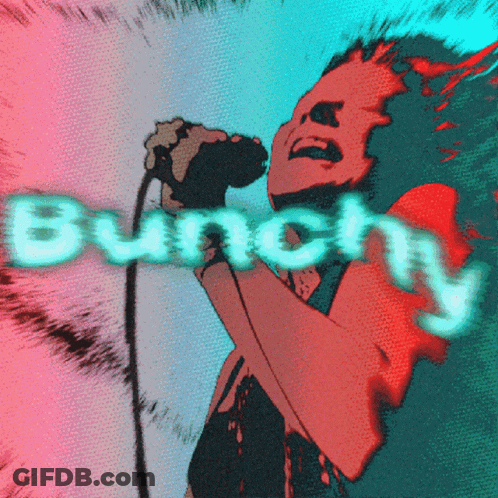 Woman Singing Into Microphone Bunchy GIF