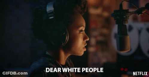 Woman Singing Into Microphone Dear White People GIF