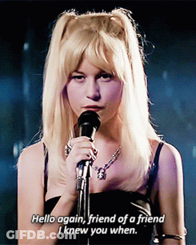 Woman Singing Into Microphone Hello Again Friend Of A Friend I Knew You When GIF