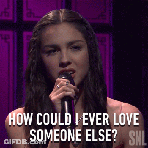 Woman Singing Into Microphone How Could I Ever Love Someone Else GIF