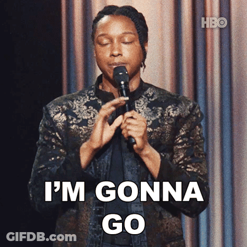 Woman Singing Into Microphone I'm Gonna Go GIF