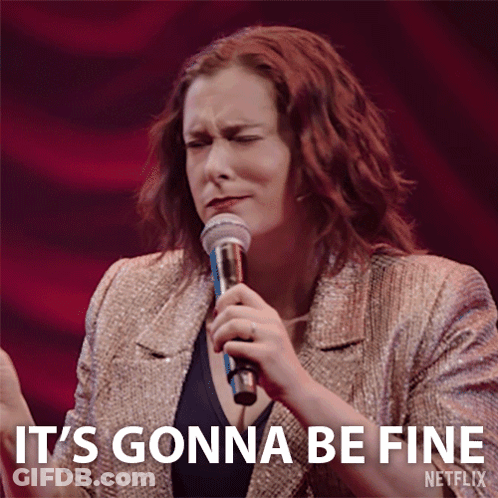 Woman Singing Into Microphone It Gonna Be Fine GIF