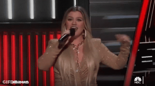Woman Singing Into Microphone NBC GIF
