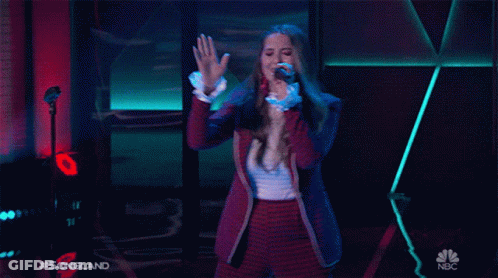 Woman Singing Into Microphone On Songland GIF