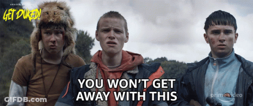 Woman Singing Into Microphone Saying You Can Run But You Can't Hide GIF
