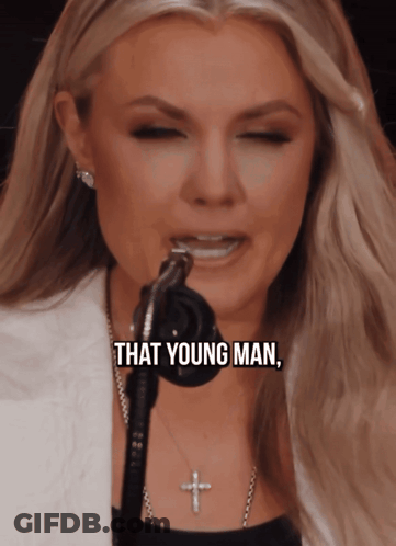 Woman Singing Into Microphone GIF