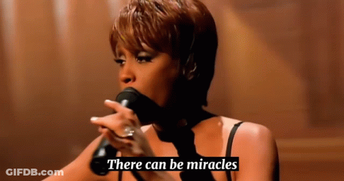 Woman Singing Into Microphone There Can Be Miracles GIF