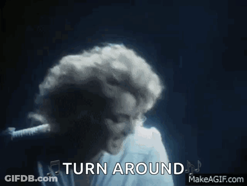 Woman Singing Into Microphone Turn Around GIF