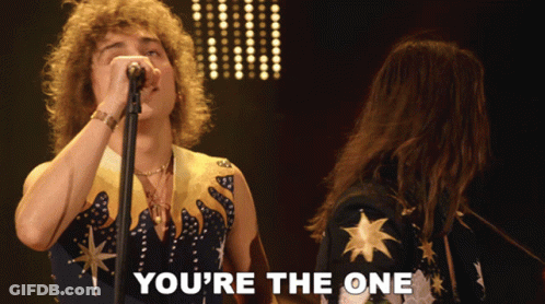 Woman Singing Into Microphone With Star GIF