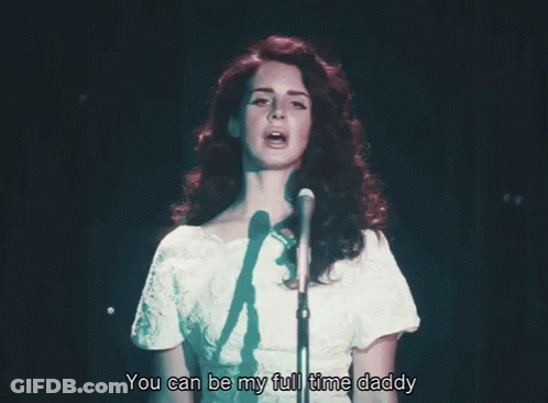 Woman Singing Into Microphone You Can Be My Full Time Daddy GIF