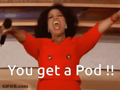 Woman Singing Into Microphone You Get A Pod GIF