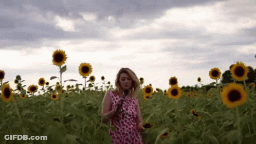 Woman Singing Into Microphone GIF