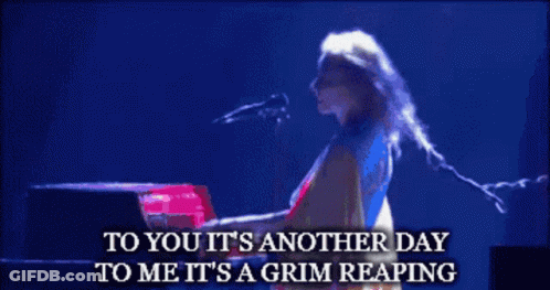Woman Singing Mic To You It's Another Day GIF