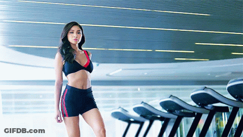 Woman Singing Microphone Drums Guitar GIF