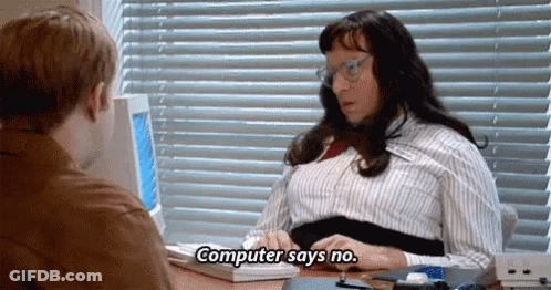Woman Sitting At Desk With Computer GIF