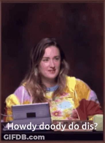 Woman Sitting At Desk With Laptop GIF
