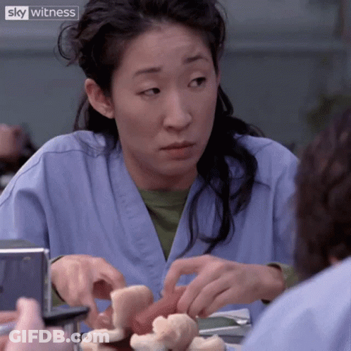 Woman Sitting At Table With Food GIF